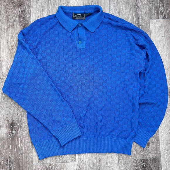 Blue Collared Long Sleeve - Picture 2 of 2